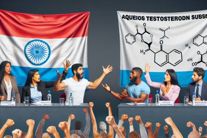Debate on the use of aqueous testosterone suspension in sports