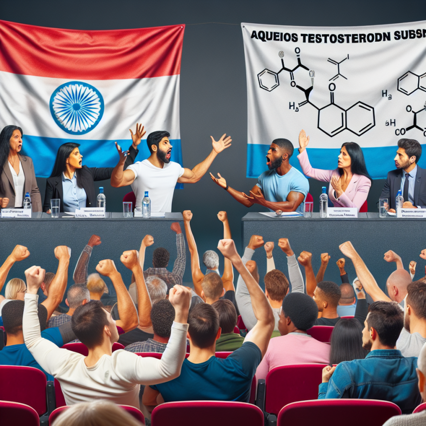 Debate on the use of aqueous testosterone suspension in sports