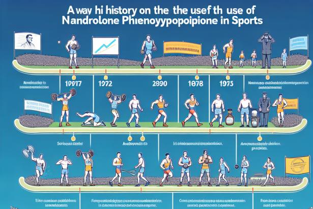 History and evolution of nandrolone phenylpropionate in sports