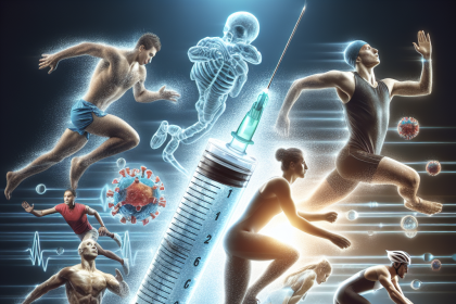 Bactericidal water injections as an energy booster for physical activity