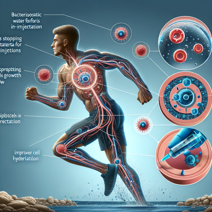 The beneficial effects of bacteriostatic water for injections during physical activity