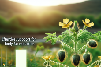 Tribulus terrestris: effective support for body fat reduction