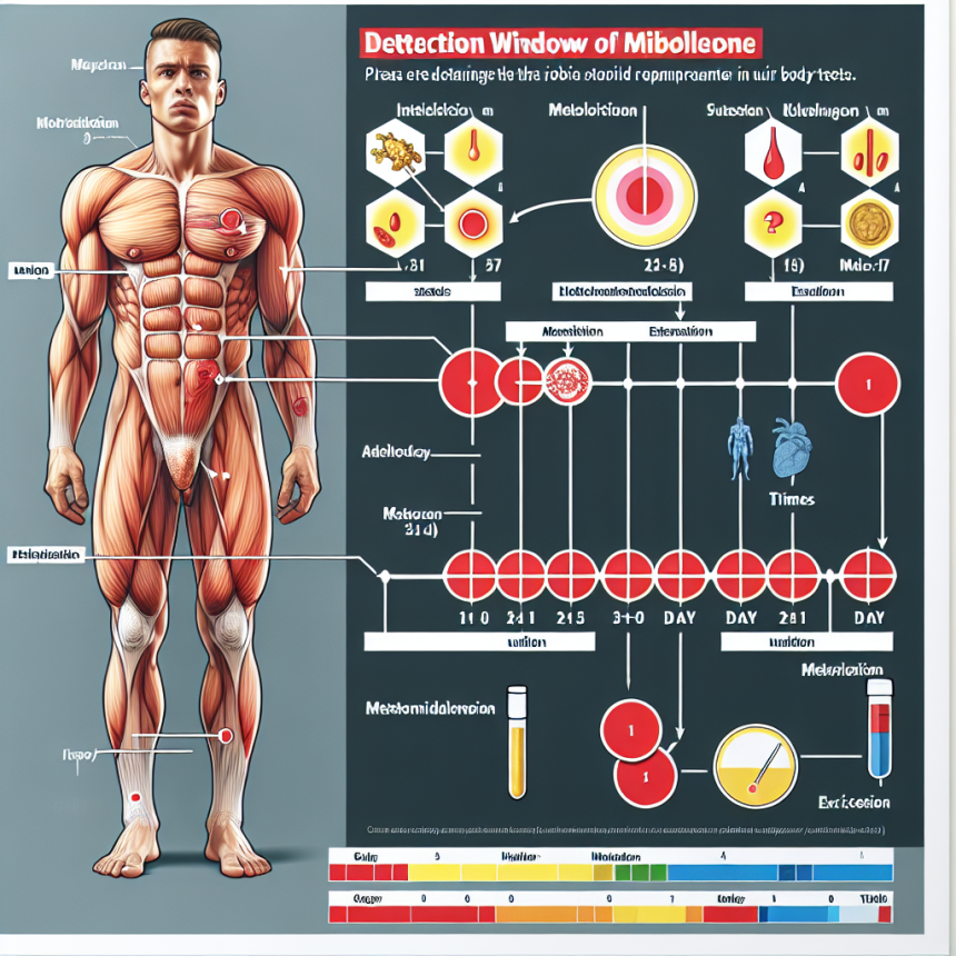 Detection window of mibolerone in urine tests