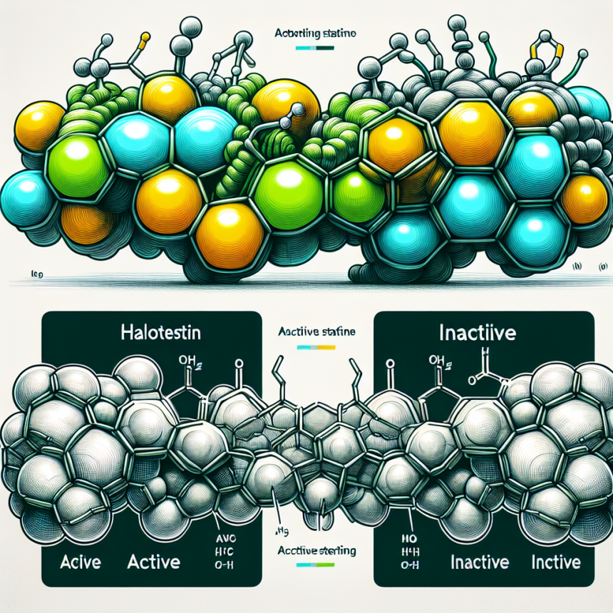 Active vs inactive forms of halotestin