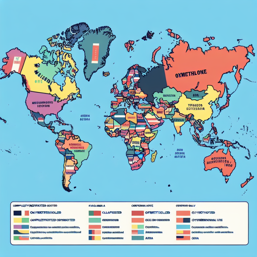 Drug scheduling of oxymetholone compresse by country