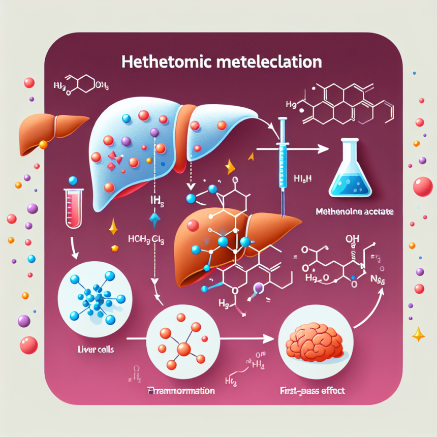 Hepatic metabolism of acetato di metenolone: first-pass effect