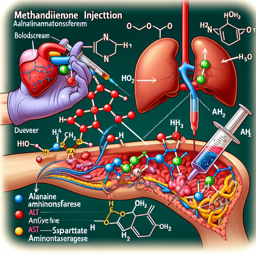 How methandienone injection affects liver enzymes (alt, ast)
