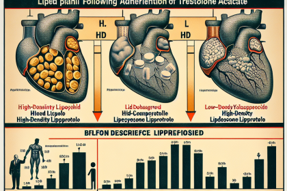Lipid panel changes from trestolone acetato: hdl, ldl, triglycerides